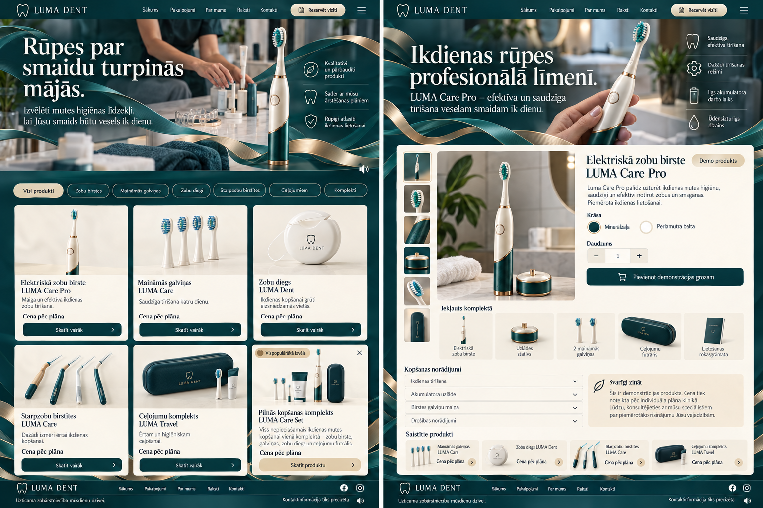 Katalogs un produkts — papildiespēja — dizaina makets