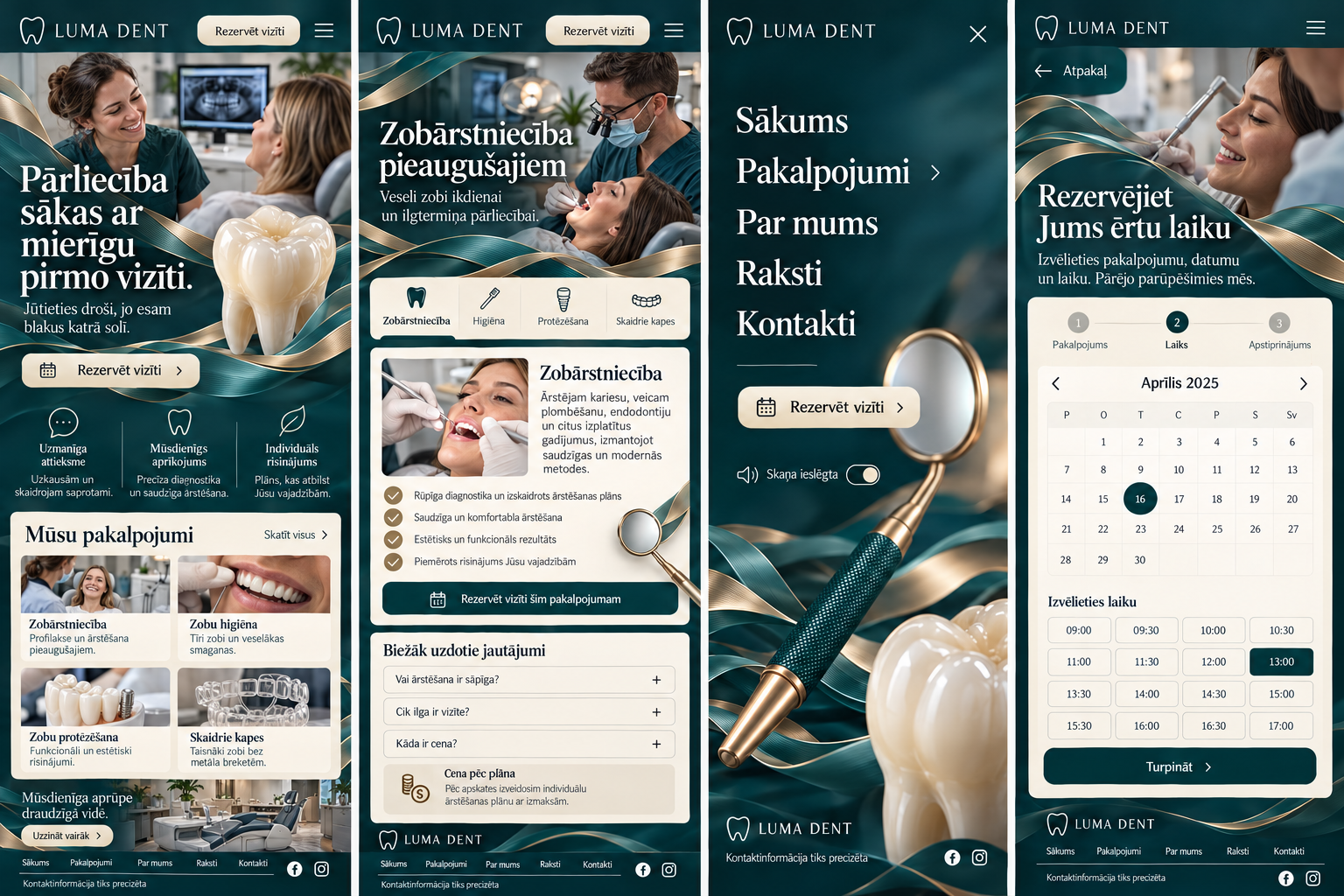 Mobilie skati — dizaina makets